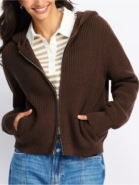 Stitches & Stripes Winfrey Hoodie Brown Medium NWT STITCH FIX